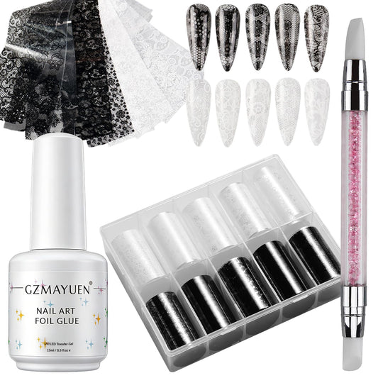 GZMAYUEN front packaging showing kit contents and easy foiling benefit