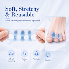 Habioer side profile on toes showing proper three-toe alignment for reduced friction