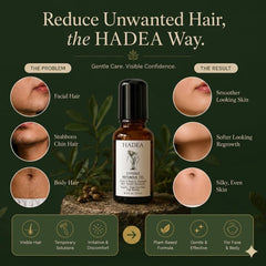 HADEA rollerball close-up demonstrating precise application for targeted areas