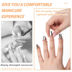 Hadnves mixed gold and silver rings displayed for easy color coordination and style