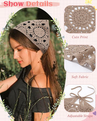 HAIMEIKANG close-up of crochet floral pattern highlighting breathable texture benefit