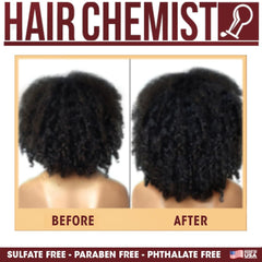 applying a drop to scalp by Hair Chemist for improved circulation