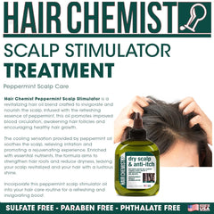 Hair Chemist texture drop of treatment showing lightweight consistency and hydration