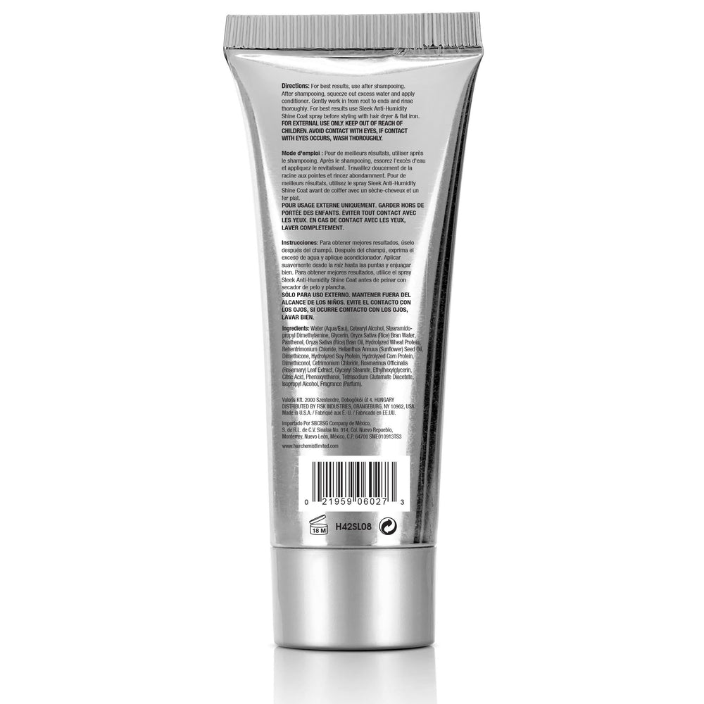 Hair Chemist back label with directions and benefits for quick reference