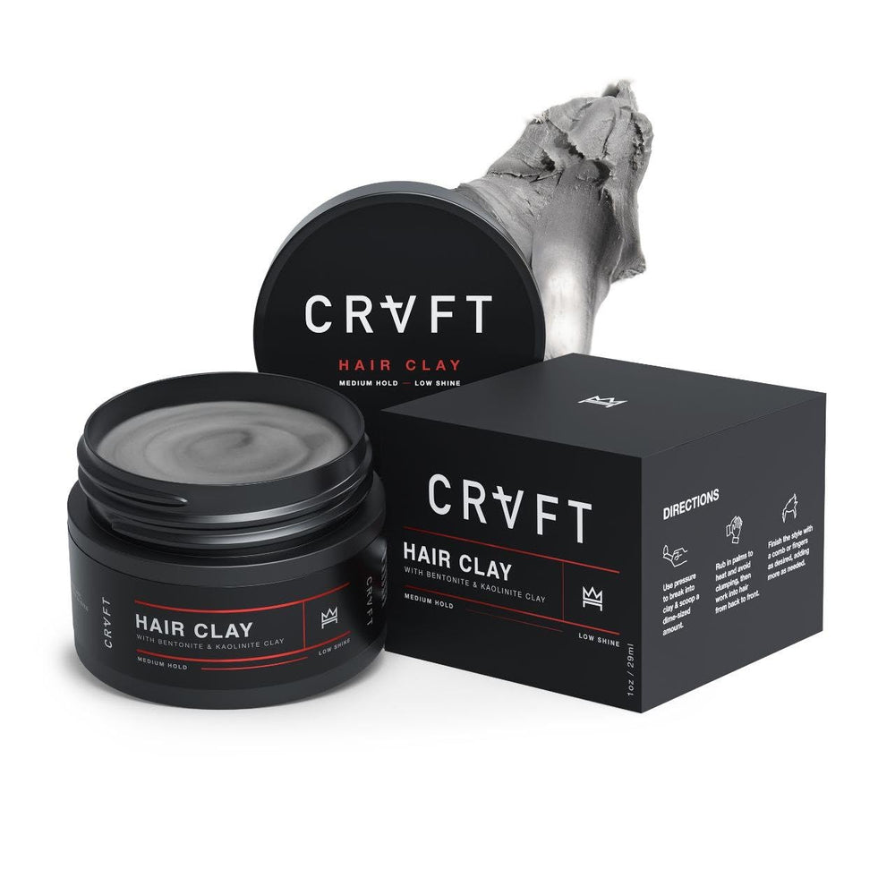 Hair Craft Co. jar front view showing compact travel-ready styling