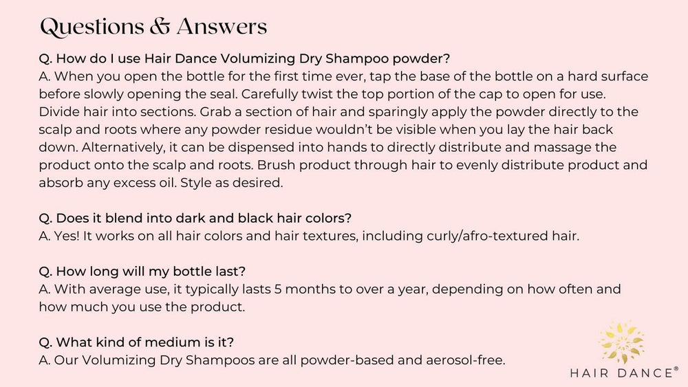 Hair Dance bottle inside a travel bag illustrating on-the-go convenience