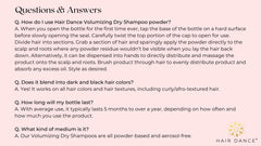Hair Dance bottle inside a travel bag illustrating on-the-go convenience