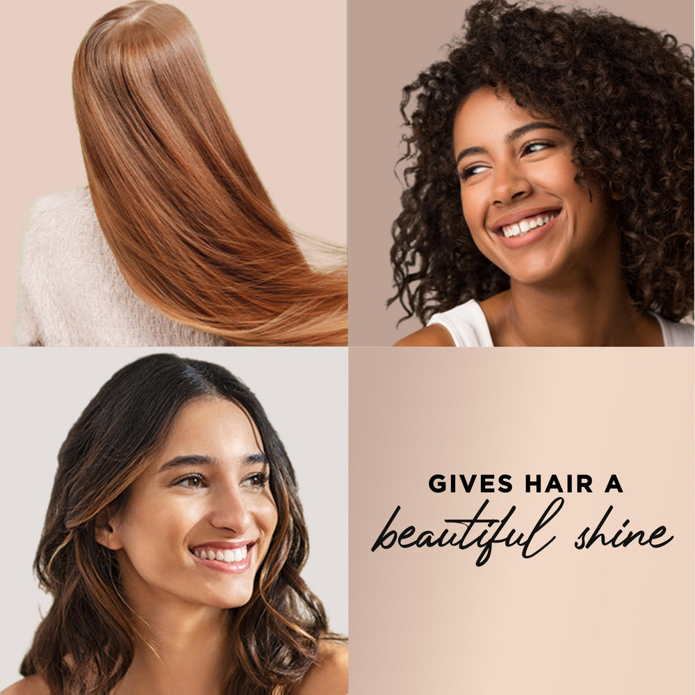 Hair Food texture droplet highlighting lightweight, non-greasy finish benefit