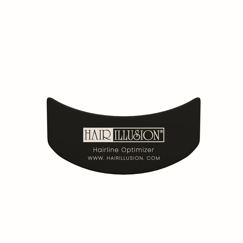 Hair Illusion front packaging showing compact optimizer and branding benefit: professional finish