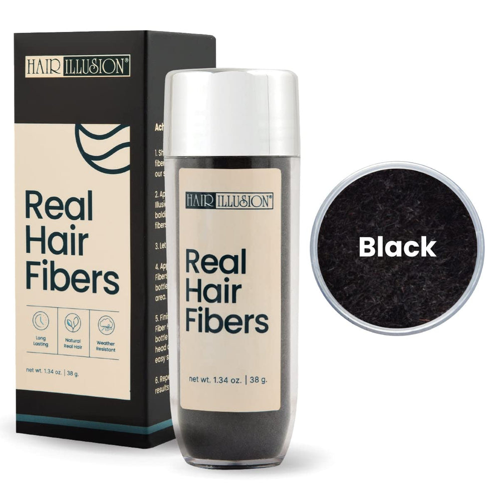 Hair Illusion fiber texture close-up highlighting realistic hairlike finish