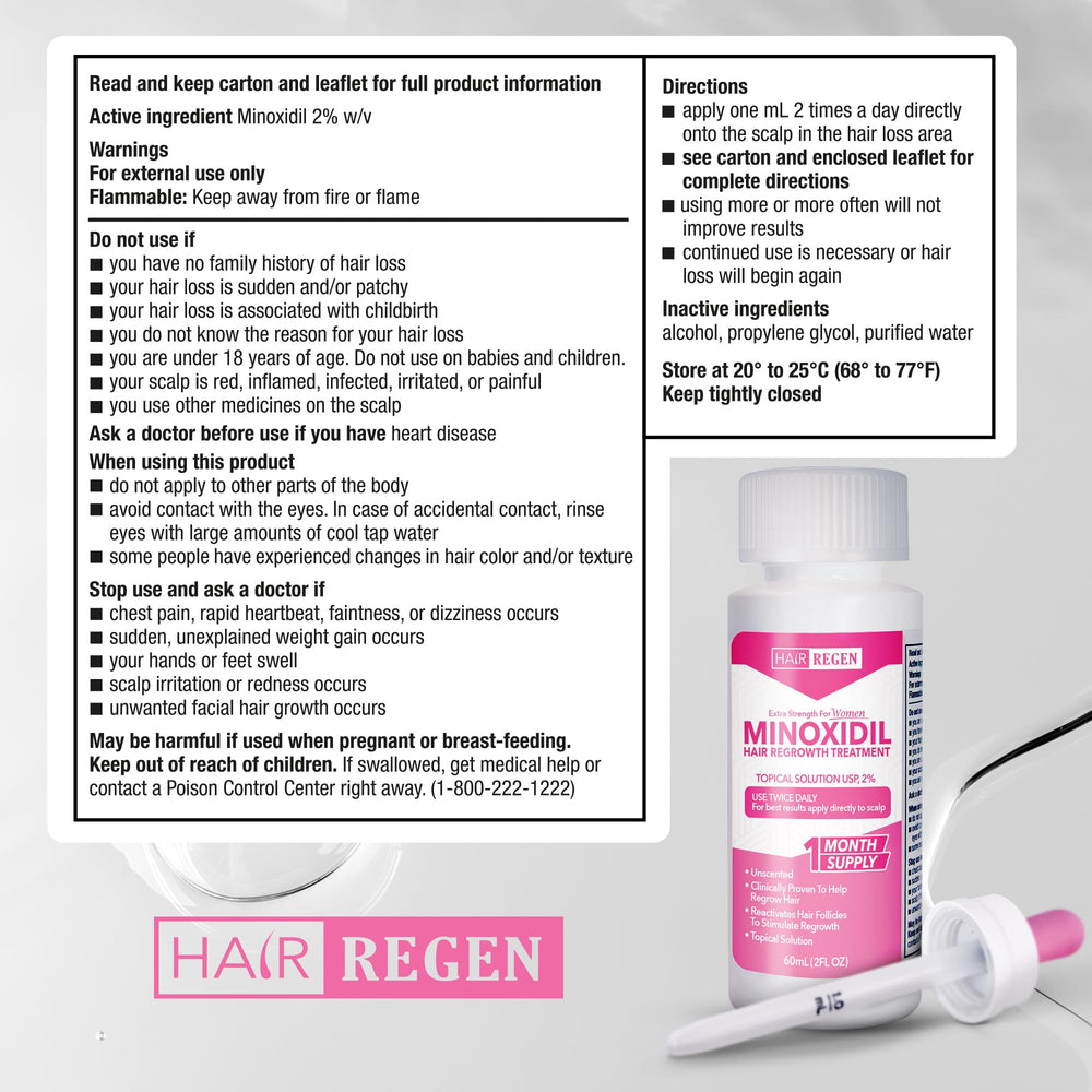 Hair Regen serum texture close-up illustrating fast absorption benefit