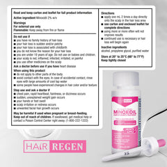 Hair Regen serum texture close-up illustrating fast absorption benefit