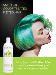 Hair Science Formula 82S on a bathroom shelf in a lifestyle setting