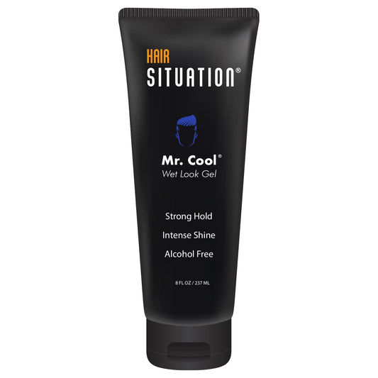 Hair Situation front packaging showing bold label and 8 oz size for clear product ID