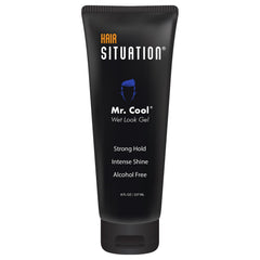 Hair Situation front packaging showing bold label and 8 oz size for clear product ID