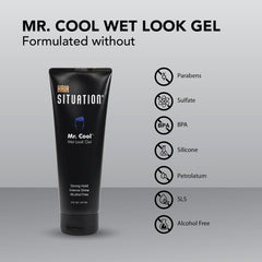 Comb running through styled hair using Hair Situation to demonstrate strong but flexible hold