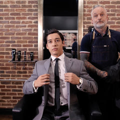 Hair Situation Mr. Dapper styled side profile demonstrating anti-frizz matte finish all day