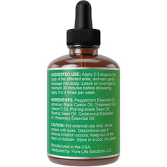 Hair Thickness Maximizer bottle on bathroom shelf in natural routine setting