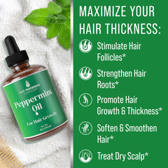 Hair Thickness Maximizer oil drop on fingertip showing thin, absorbent texture