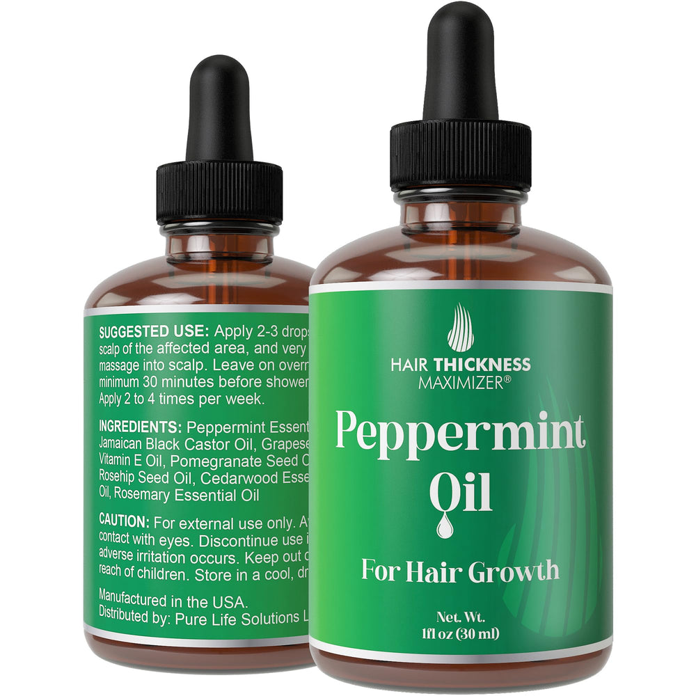 Hair Thickness Maximizer front bottle view showing packaging and brand