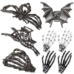 HairChrysm front packaging showing complete 8-piece gothic clip set and styling options