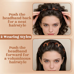 HairChrysm on model styled in 90s look showcasing retro flair and versatility