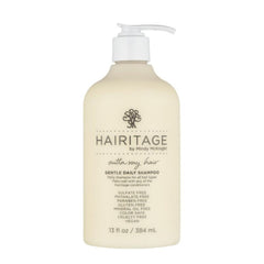 Hairitage front packaging 13 oz bottle showing product benefits