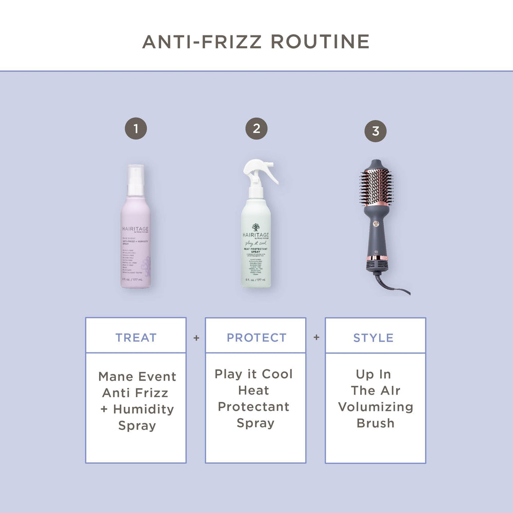 Hairitage ingredient label closeup highlighting clean, vegan, and color‑safe formula
