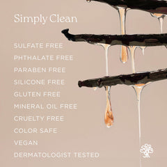 Hairitage creamy shampoo texture on hand showing smooth, lightweight hydration