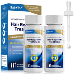 HairVibe front bottle showing clean packaging and clear solution benefit