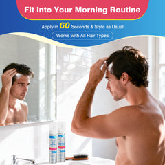 HairVibe lifestyle on bathroom counter for daily routine
