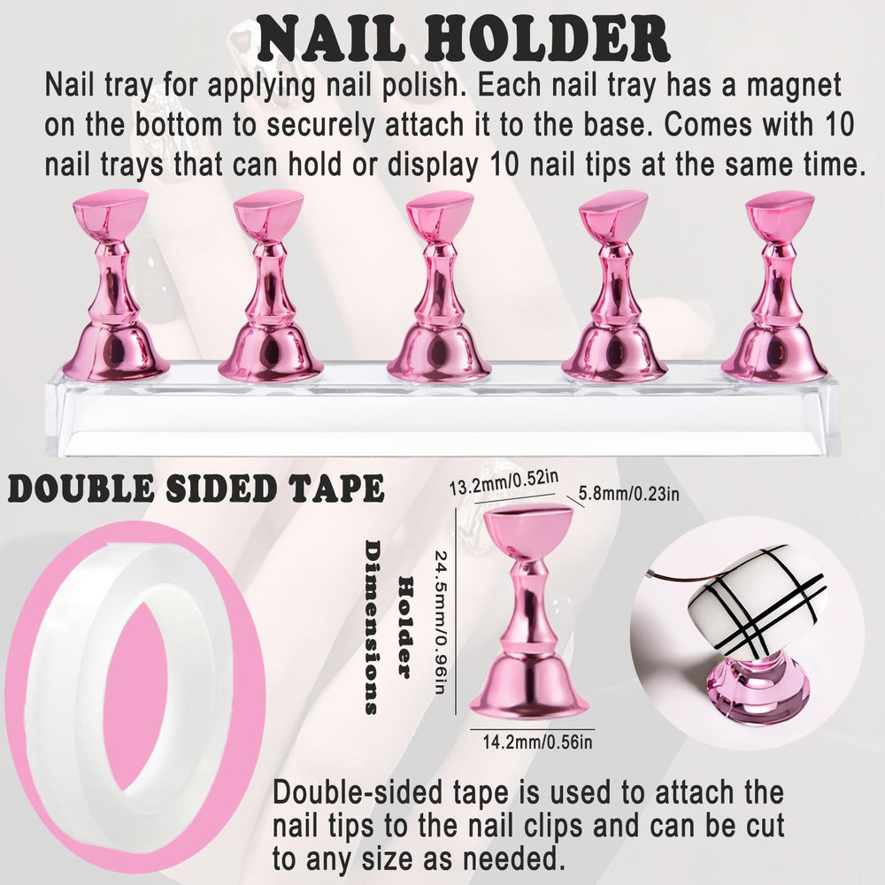 HAIY striping tape rolls and angled tweezers detail for crisp lines and precise placement