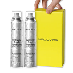 HALOVIDA front packaging showing two cans and product benefit