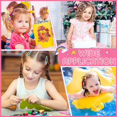 Hanaive clips in child hair demonstrating secure fit and playful style