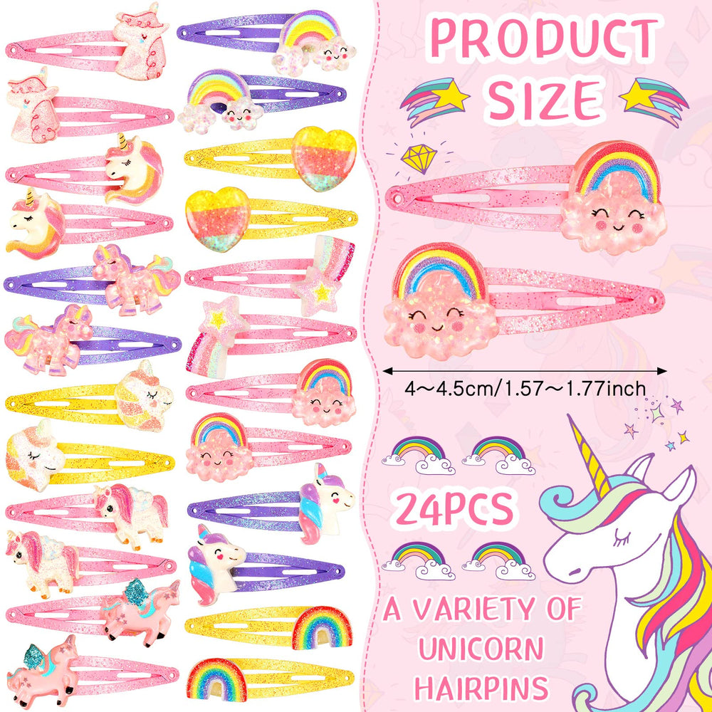 Hanaive close-up of resin unicorn decoration showcasing shimmer and secure attachment