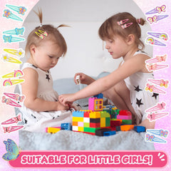 Hanaive clips in child's hair demonstrating comfortable, playful styling
