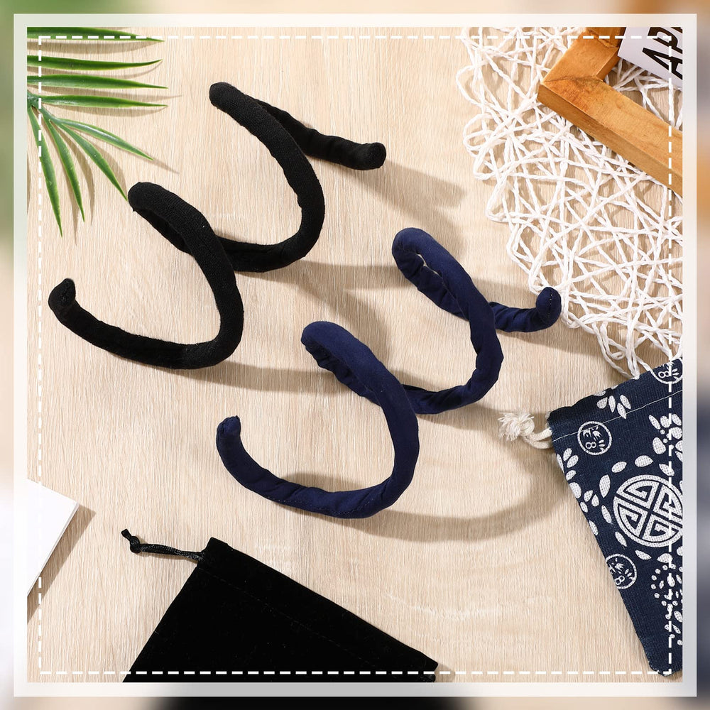 Hanaive matching storage pouches with ties inside, keeps accessories protected