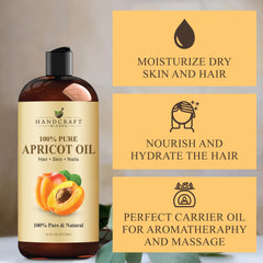 Handcraft Blends oil pouring from bottle illustrating smooth flow and controlled application benefit