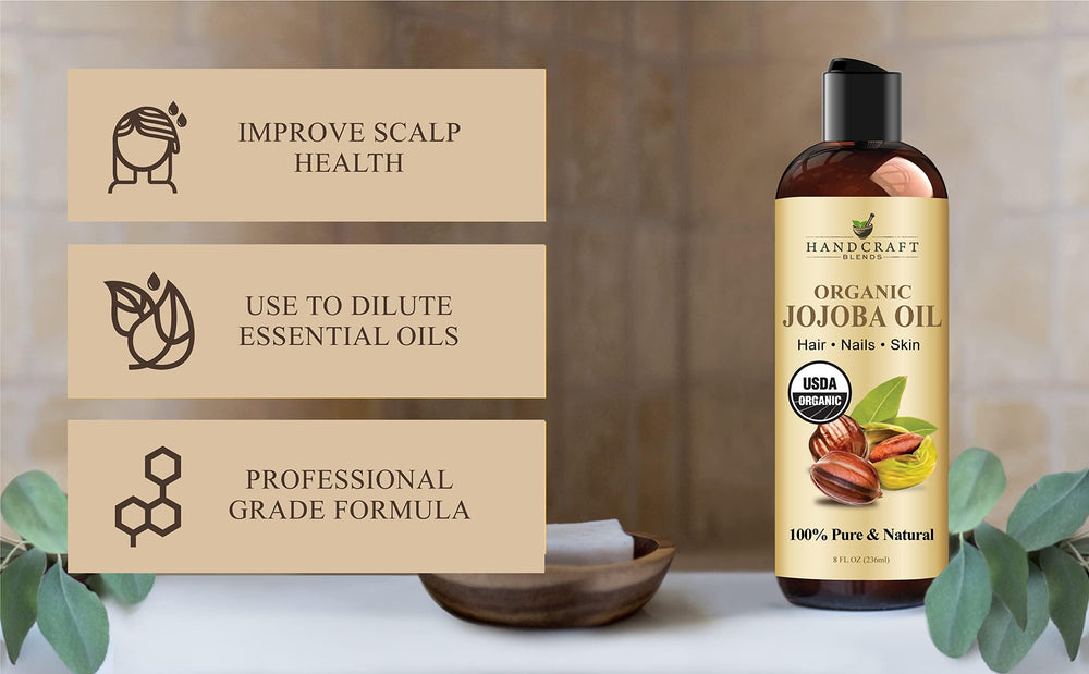 Handcraft Blends scalp application demonstrating massage use and improved scalp comfort