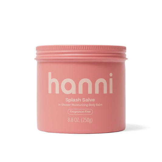 HANNI front packaging showing product jar and easy reach benefit