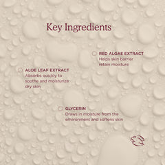 HANNI mist used in shower setting for post-shower moisture retention