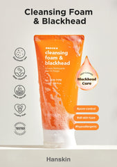 Hanskin foam texture close-up showing soft lather for gentle cleansing