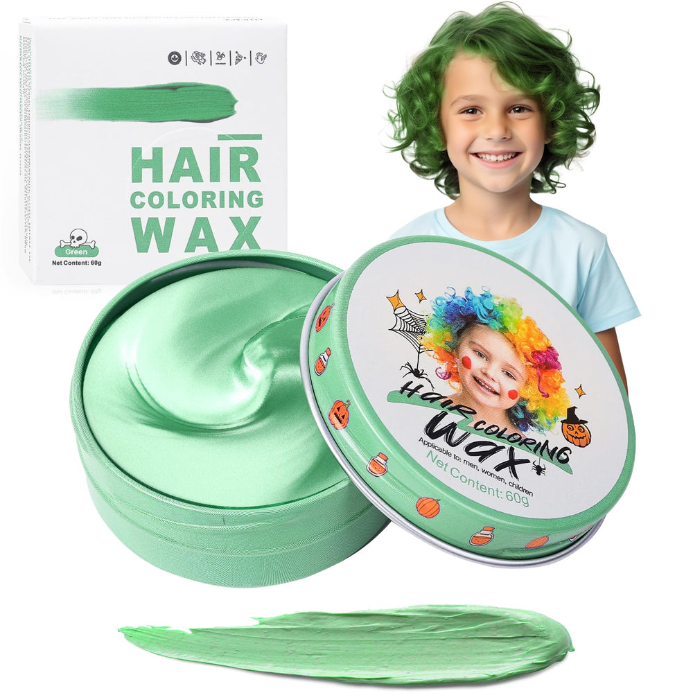 Hansuby green wax tub front view showing label and lid benefits