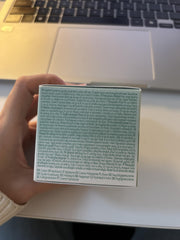 Hanyul jar next to ruler for scale demonstrating travel-friendly benefit