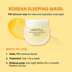 Hanyul on bathroom shelf in lifestyle setting for nightly routine