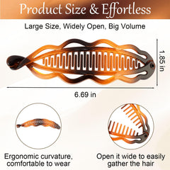 Hapdoo close-up of clip teeth and clasp highlighting strong grip and hair-friendly design