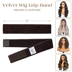 HappClan wig in use demonstration showing stable hold and natural look