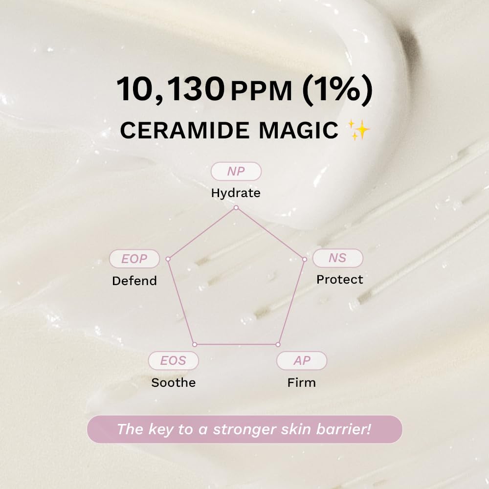 HARUHARU cream texture close-up demonstrating lightweight, non-greasy absorption