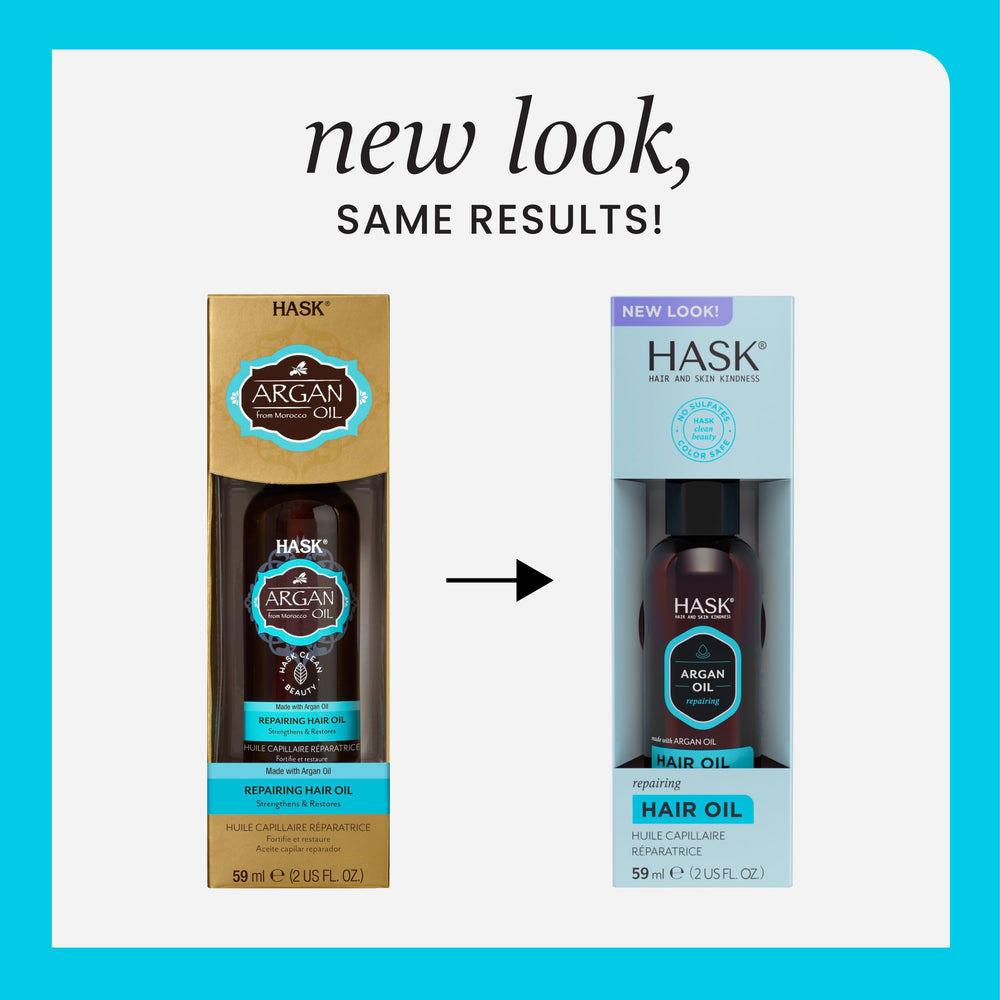 HASK pump closeup highlighting easy, measured application to prevent overuse