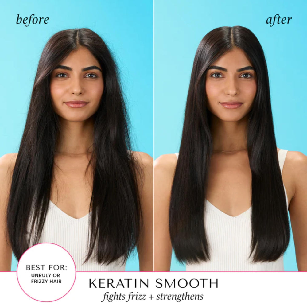 HASK keratin being applied in shower to restore damaged hair